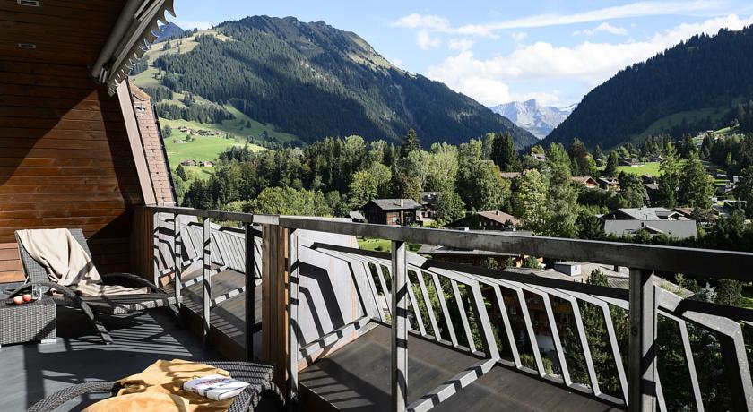 Chalet Grand View - Gstaad Saanen Bagian luar foto
