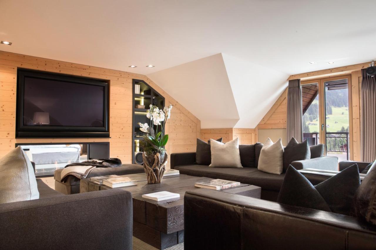 Chalet Grand View - Gstaad Saanen Bagian luar foto