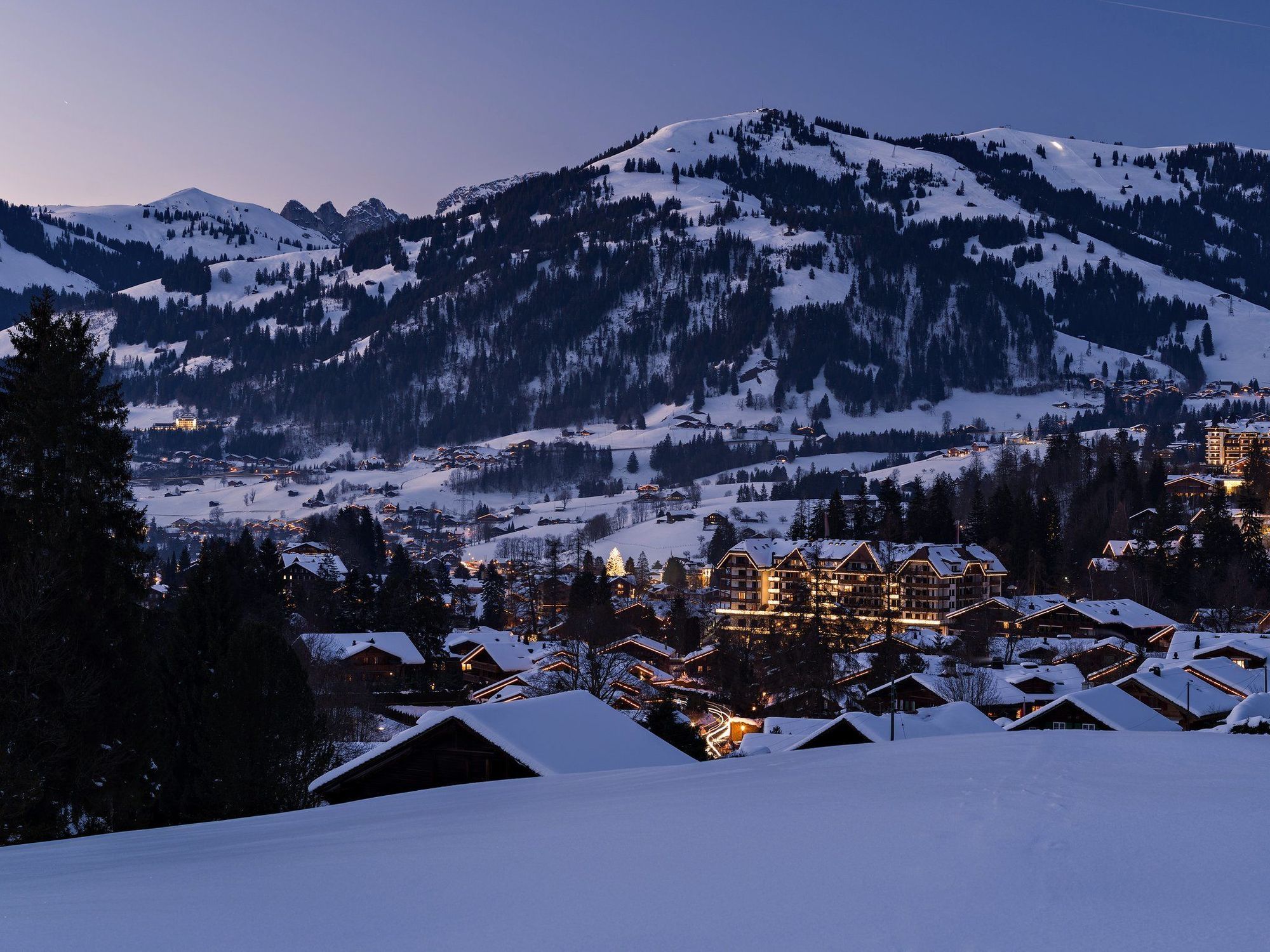 Chalet Grand View - Gstaad Saanen Bagian luar foto