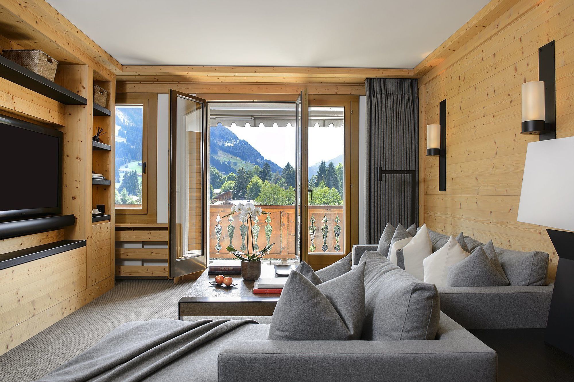Chalet Grand View - Gstaad Saanen Bagian luar foto